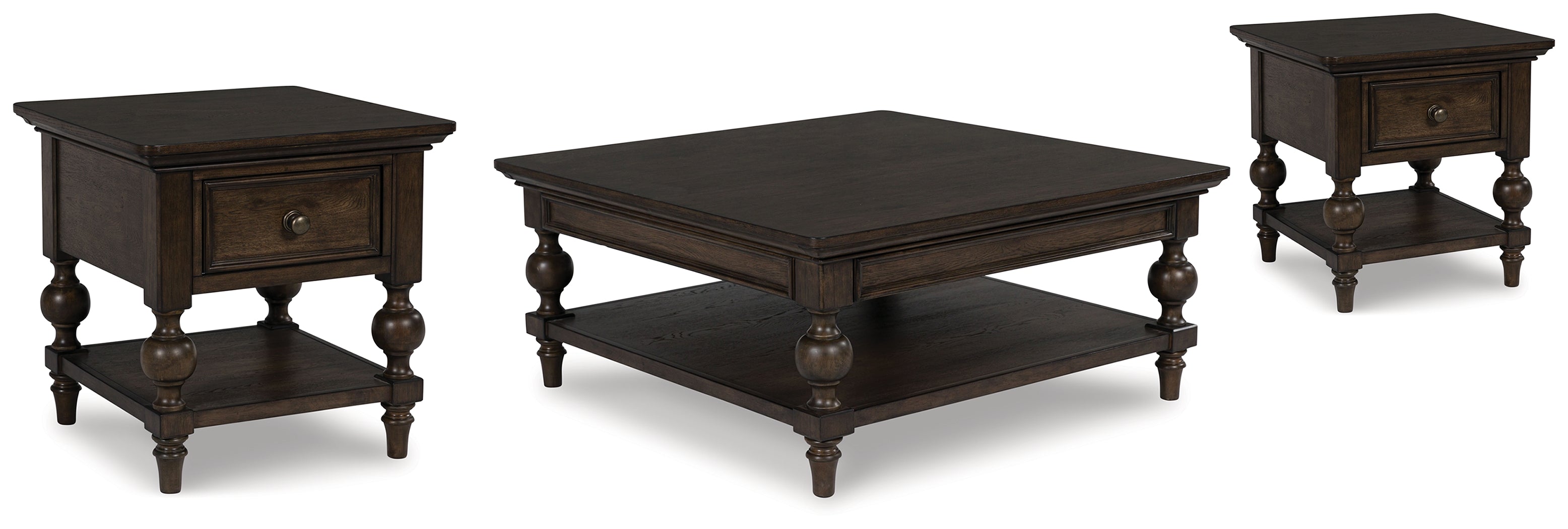 Homestyle Furniture - Ashley Furniture - Veramond Coffee Table and 2 End Tables - Coffee Table and 2 End Tables - T694T1