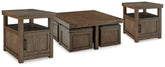 Homestyle Furniture - Ashley Furniture - Boardernest Coffee Table and 2 End Tables - Coffee Table and 2 End Tables - T738T1