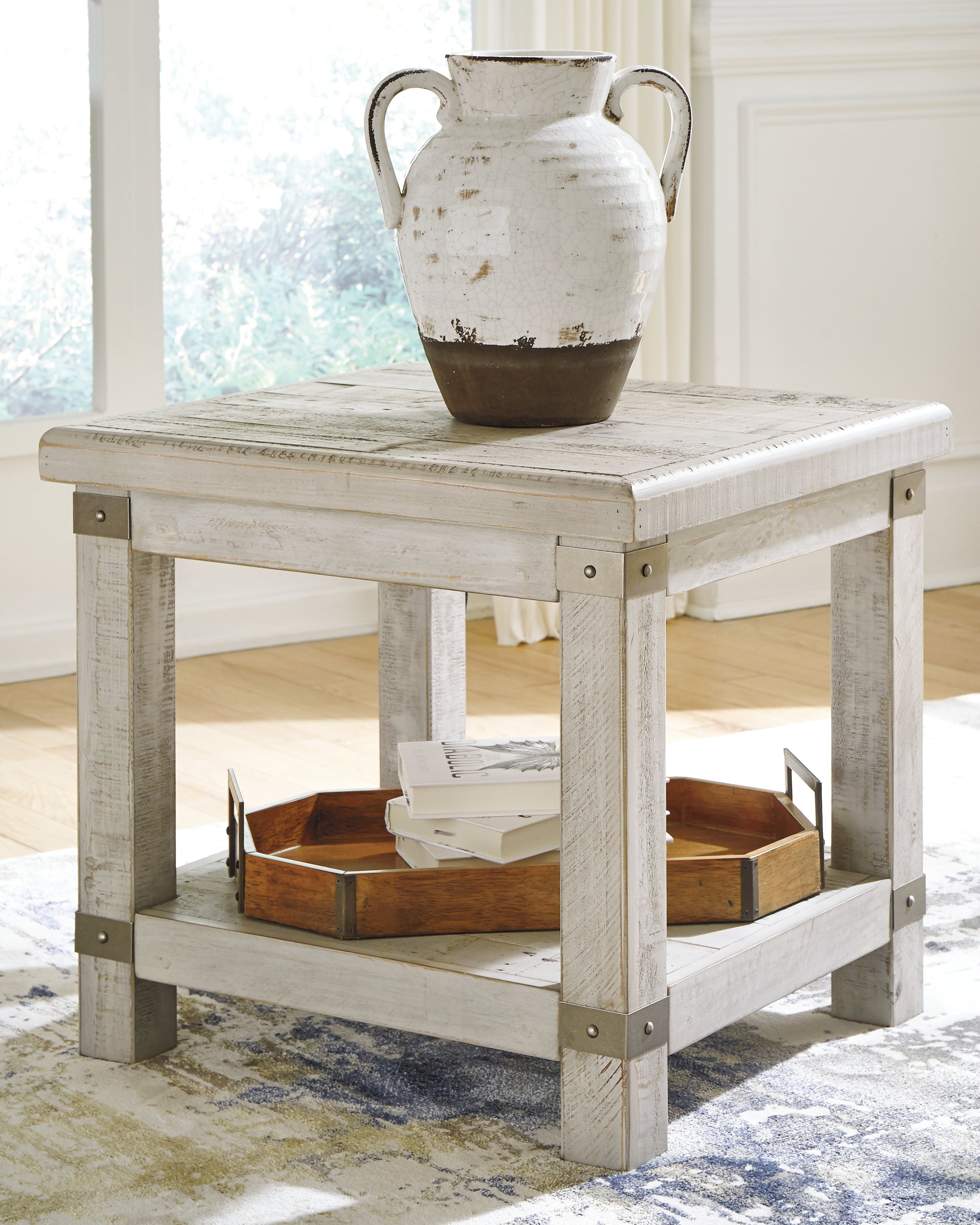 Homestyle Furniture - Ashley Furniture - Carynhurst End Table - Rectangular End Table - T757-3