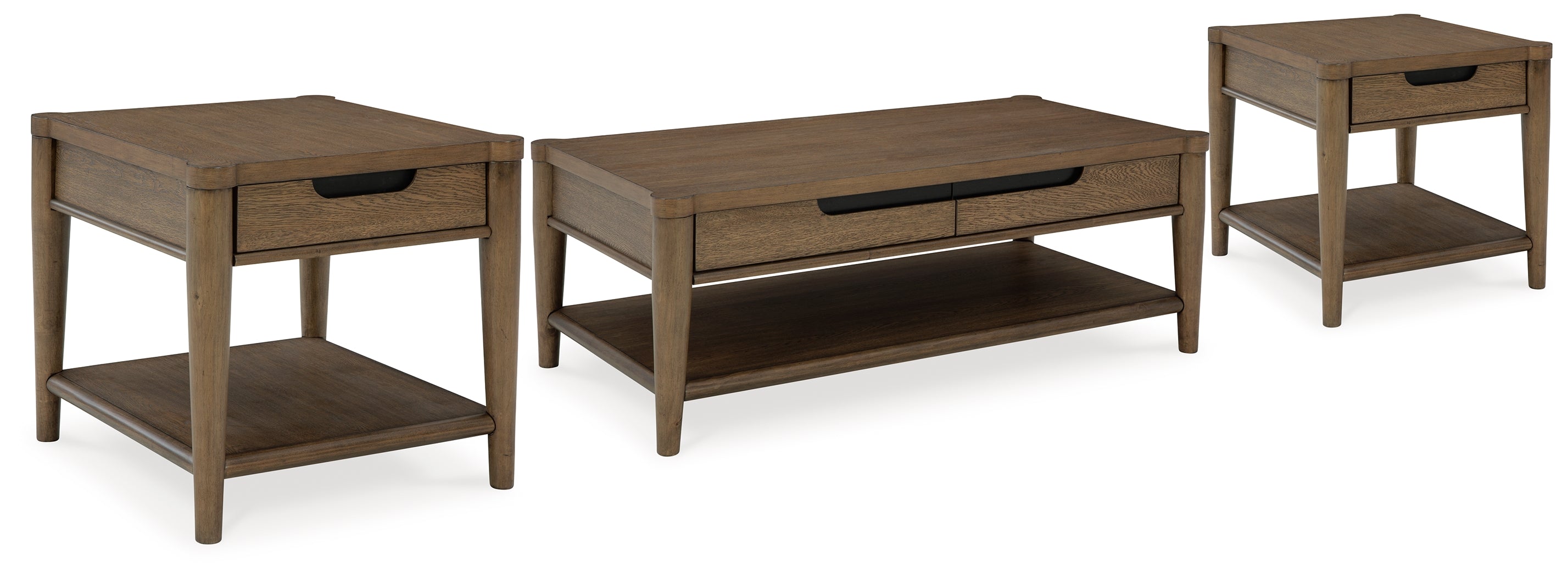 Homestyle Furniture - Ashley Furniture - Roanhowe Coffee Table and 2 End Tables - Coffee Table and 2 End Tables - T769T1