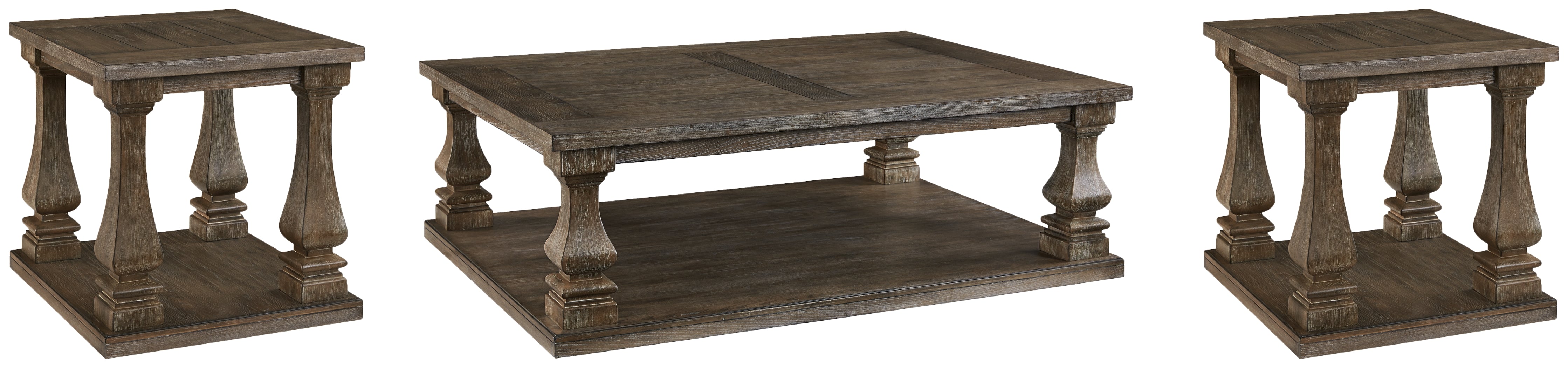 Homestyle Furniture - Ashley Furniture - Johnelle Coffee Table and 2 End Tables - Coffee Table and 2 End Tables - T776T1