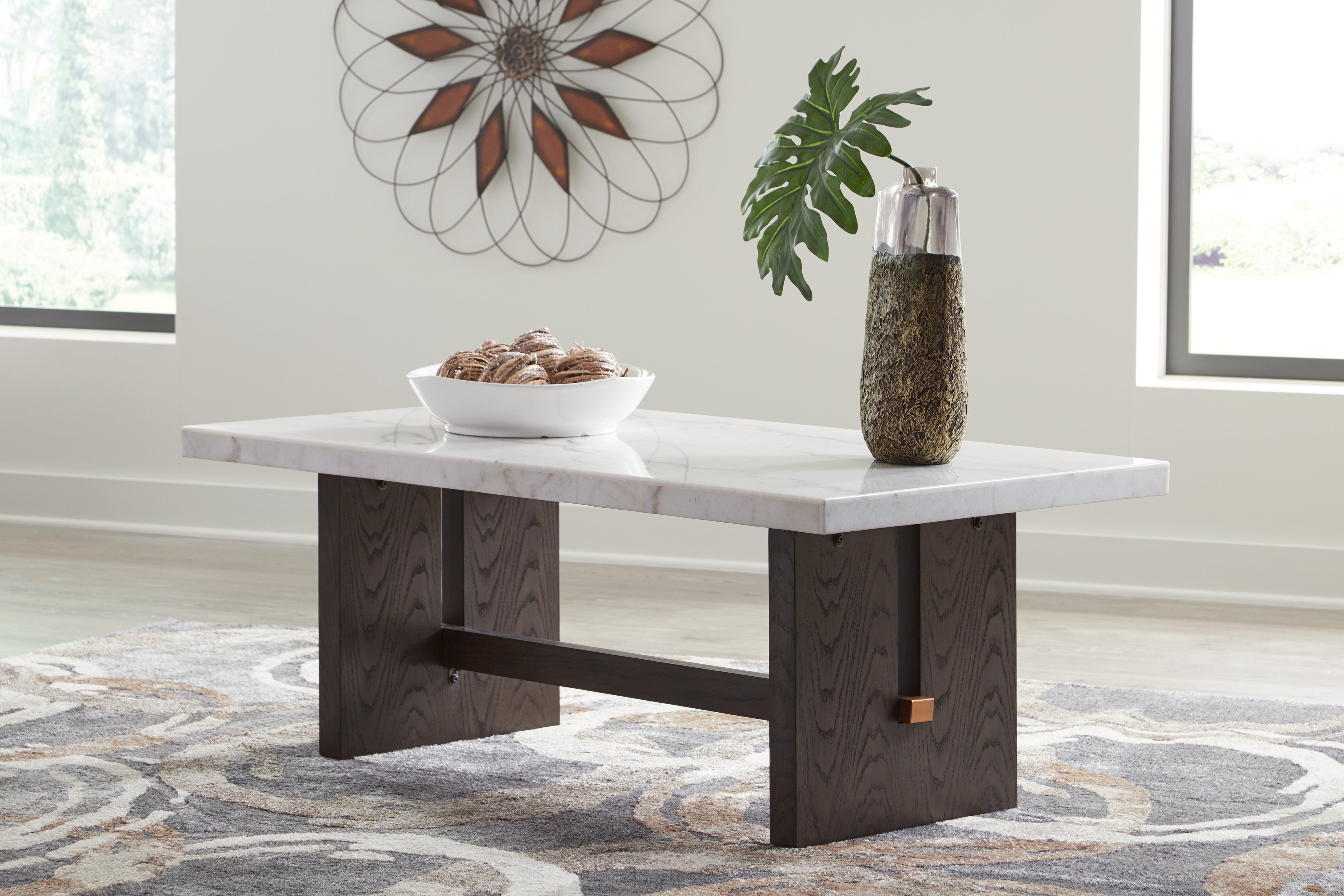 Homestyle Furniture - Ashley Furniture - Burkhaus Coffee Table - Rectangular Cocktail Table - T779-1
