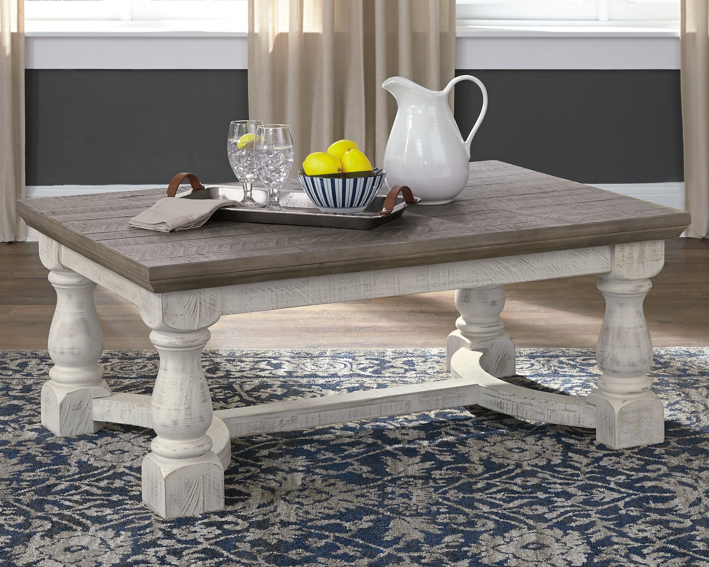 Homestyle Furniture - Ashley Furniture - Havalance Coffee Table - Rectangular Cocktail Table - T814-1