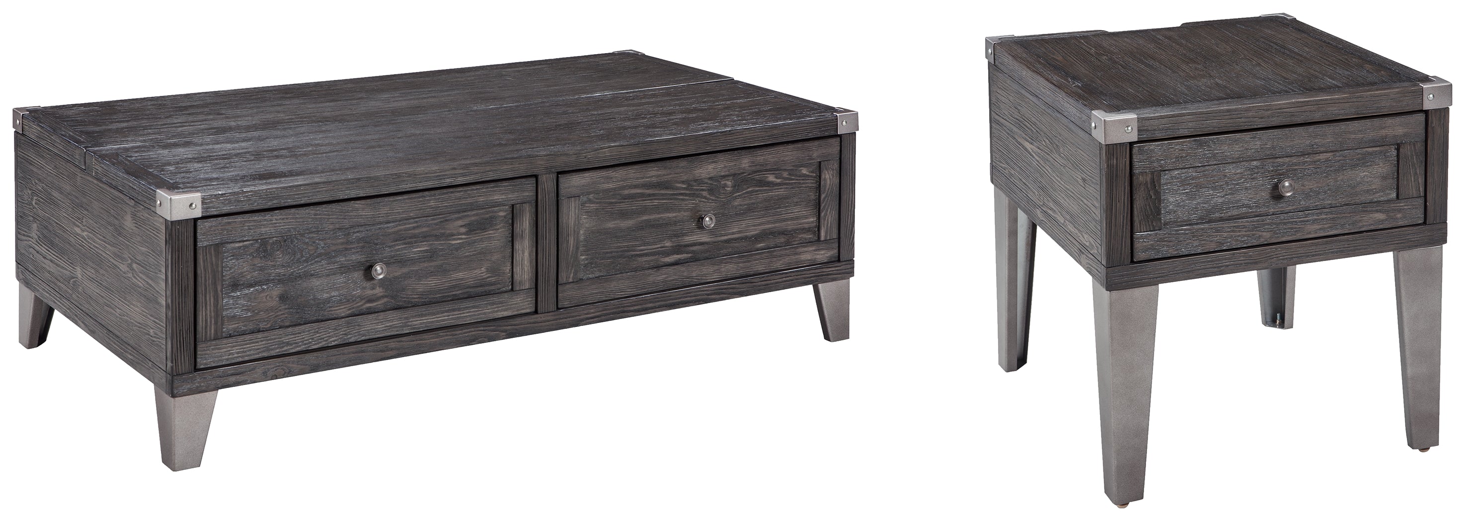 Homestyle Furniture - Ashley Furniture - Todoe Coffee Table and End Table - Coffee Table and End Table - T901T1