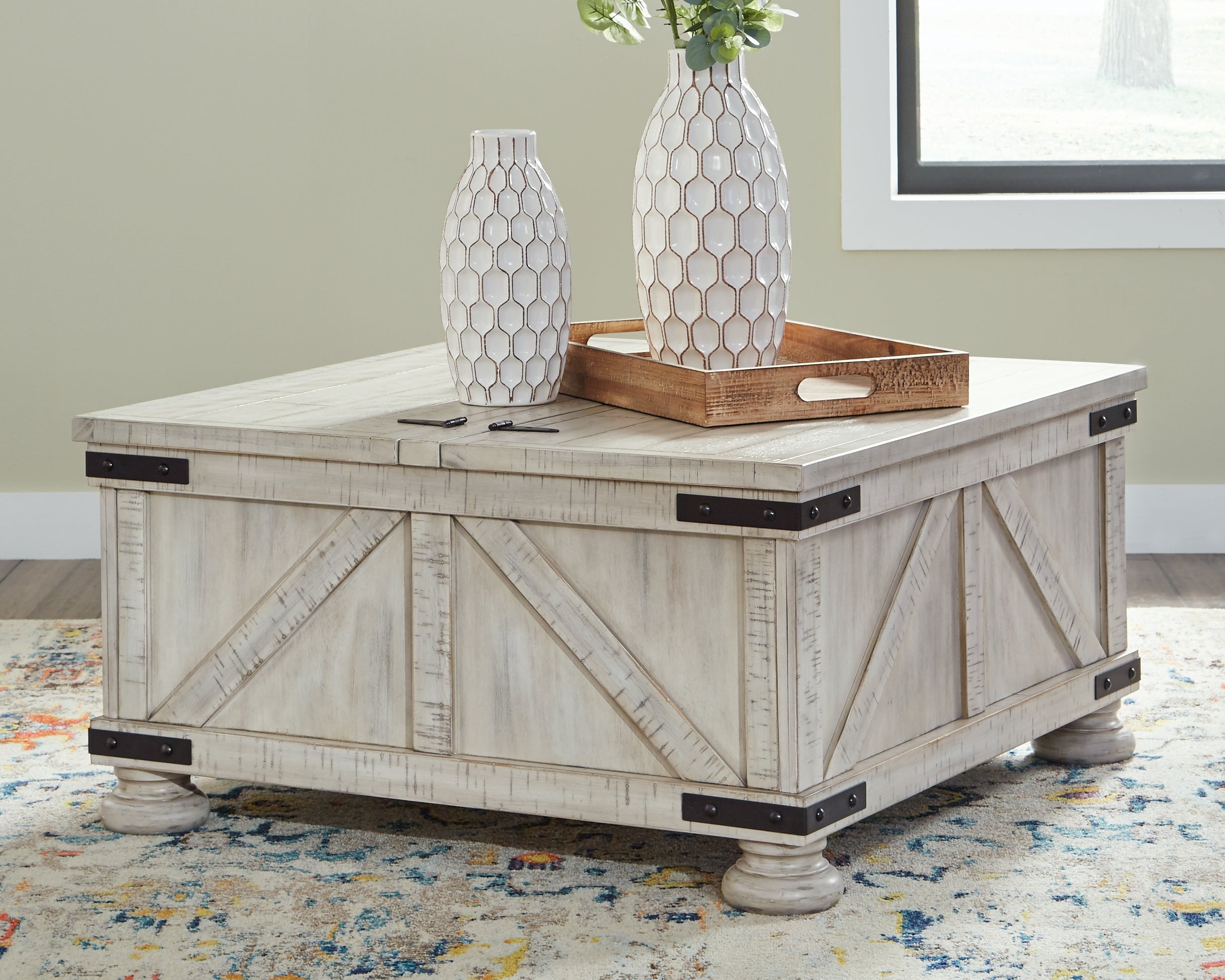 Homestyle Furniture - Ashley Furniture - Carynhurst Coffee Table - Cocktail Table with Storage - T929-20