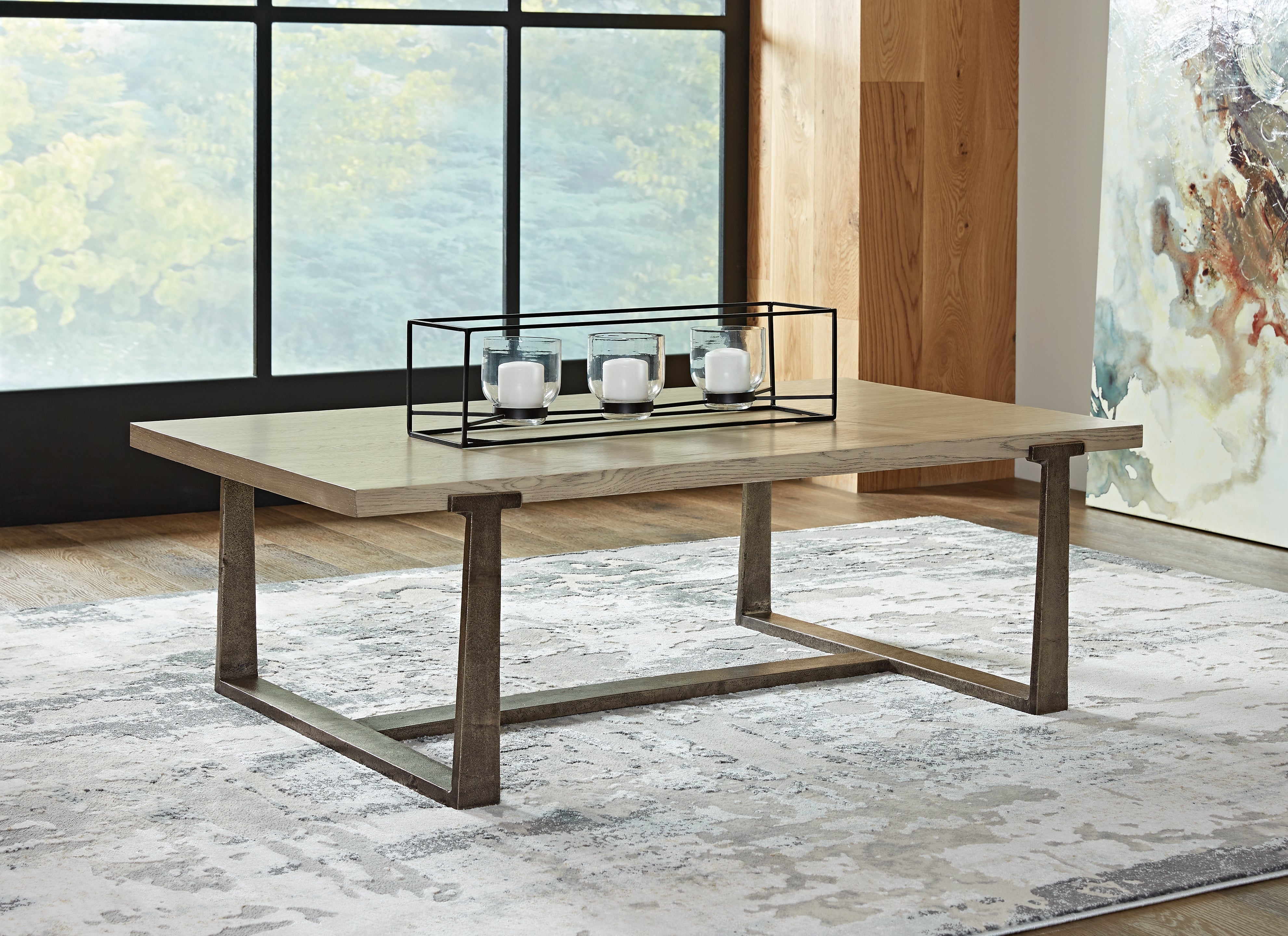 Homestyle Furniture - Ashley Furniture - Dalenville Coffee Table - Rectangular Cocktail Table - T965-1