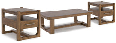 Homestyle Furniture - Ashley Furniture - Cabalynn Coffee Table and 2 End Tables - Coffee Table and 2 End Tables - T974T1