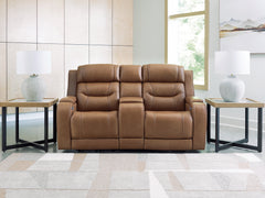 Homestyle Furniture - Ashley Furniture - Knightington Power Reclining Loveseat with Audio Seating - PWR REC Love w/Audio Seating - PCU1160018A