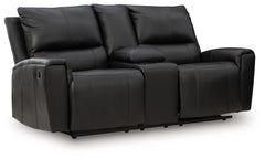 Glossmore Reclining Loveseat with Console