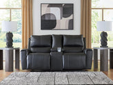 Homestyle Furniture - Ashley Furniture - Glossmore Reclining Loveseat with Console - DBL Rec Loveseat w/Console - PCU1170094