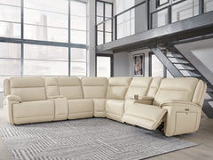 Homestyle Furniture - Ashley Furniture - Double Deal 7-Piece Reclining Sectional with 2 Consoles - 7-Piece Reclining Sectional with 2 Consoles - U13001S9