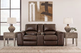 Homestyle Furniture - Ashley Furniture - Alessandro Power Reclining Loveseat with Console - PWR REC Loveseat/CON/ADJ HDRST - U2550218