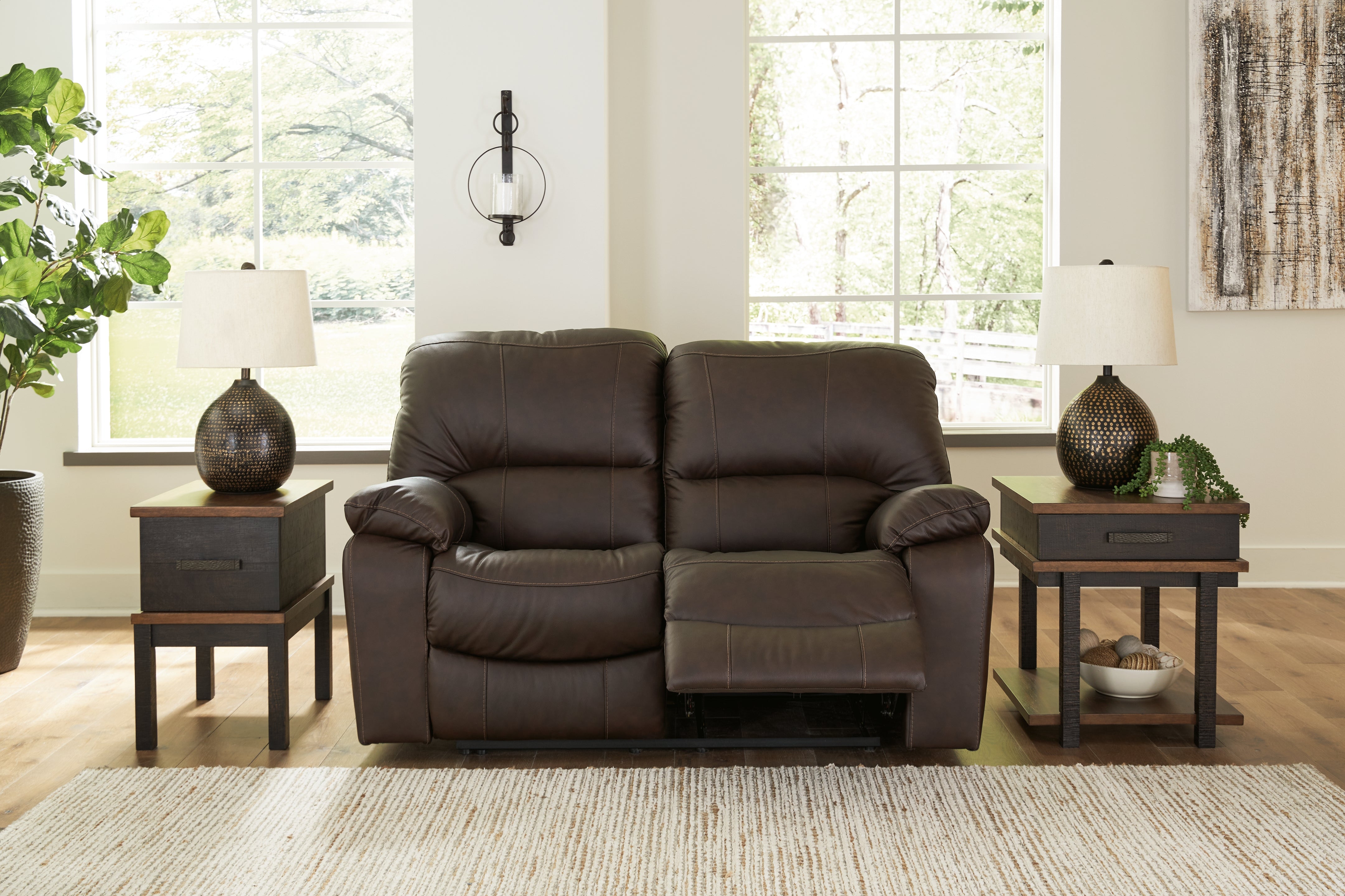 Homestyle Furniture - Ashley Furniture - Leesworth Power Reclining Loveseat - Reclining Power Loveseat - U4380874