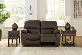 Homestyle Furniture - Ashley Furniture - Leesworth Power Reclining Loveseat - Reclining Power Loveseat - U4380874