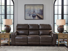 Homestyle Furniture - Ashley Furniture - Crossplex Power Reclining Sofa - PWR REC Sofa with ADJ Headrest - PCU6450615