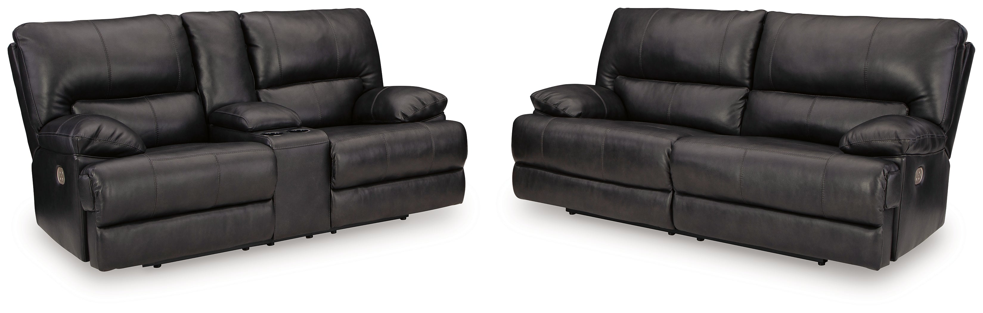 Homestyle Furniture - Ashley Furniture - Mountainous Power Reclining Sofa and Loveseat - Power Reclining Sofa and Loveseat - U65801U1