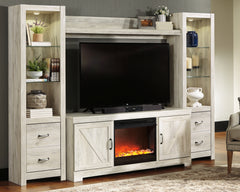 Homestyle Furniture - Ashley Furniture - Bellaby 4-Piece Entertainment Center with Fireplace - 4-Piece Entertainment Center with Fireplace - W331W5