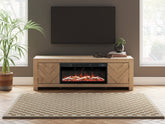 Homestyle Furniture - Ashley Furniture - Cayboni 71" TV Stand with Electric Fireplace - 71" TV Stand with Electric Fireplace - W3787W1