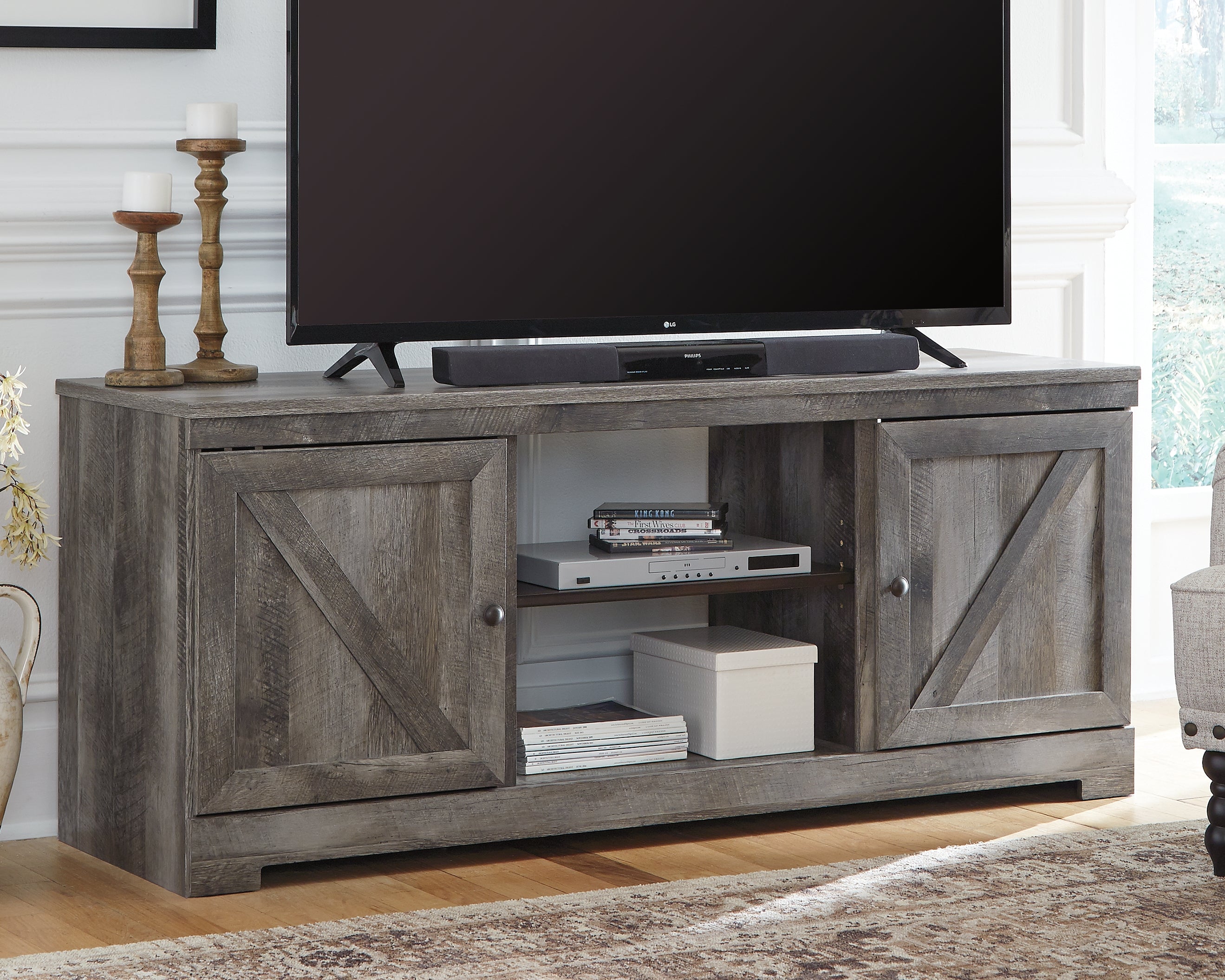 Homestyle Furniture - Ashley Furniture - Wynnlow 63" TV Stand - 63" - W440-68