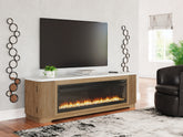 Homestyle Furniture - Ashley Furniture - Camdill 80" TV Stand with Electric Fireplace - 80" TV Stand with Electric Fireplace - W808W1