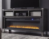 Homestyle Furniture - Ashley Furniture - Todoe 65" TV Stand with Electric Fireplace - 65" TV Stand with Electric Fireplace - W901W1