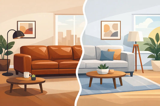 Leather vs Fabric Sofas: Which Fits Your Home?