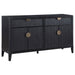 Homestyle Furniture - Coaster - Brookmead 4-door Sideboard Buffet Storage Cabinet Black - 108235