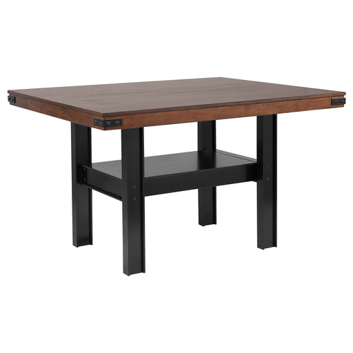 Homestyle Furniture - Coaster - Patterson 60-inch Counter Height Dining Table Mango Oak - 108888