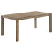 Homestyle Furniture - Coaster - Scottsdale 71-inch Solid Wood Dining Table Washed Brown - 109181