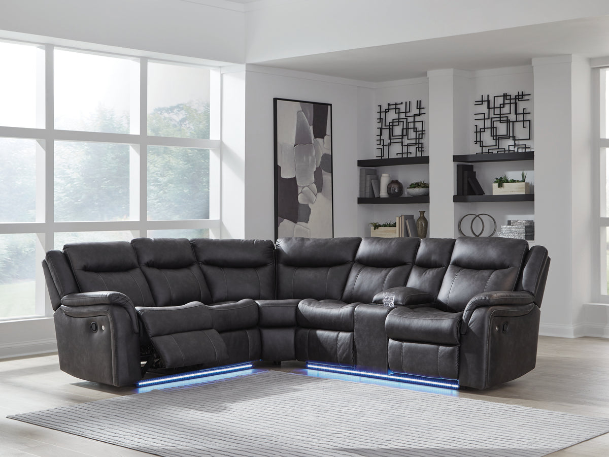 Homestyle Furniture - Ashley Furniture - Sultan Meadow 2-Piece Reclining Sectional - 2-Piece Reclining Sectional - PC13001S1