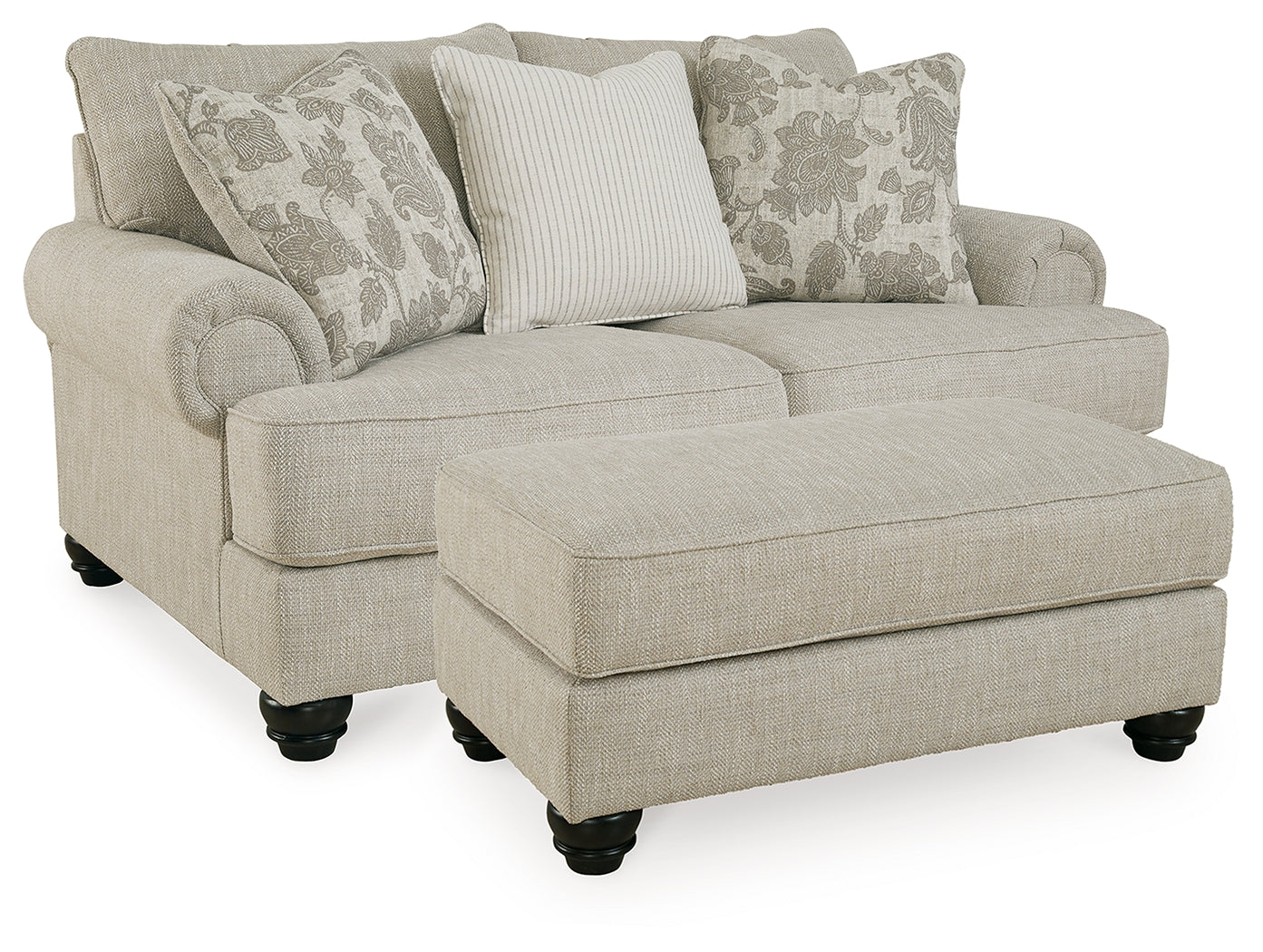 Homestyle Furniture - Ashley Furniture - Asanti Loveseat and Ottoman - Loveseat and Ottoman - 13201U5