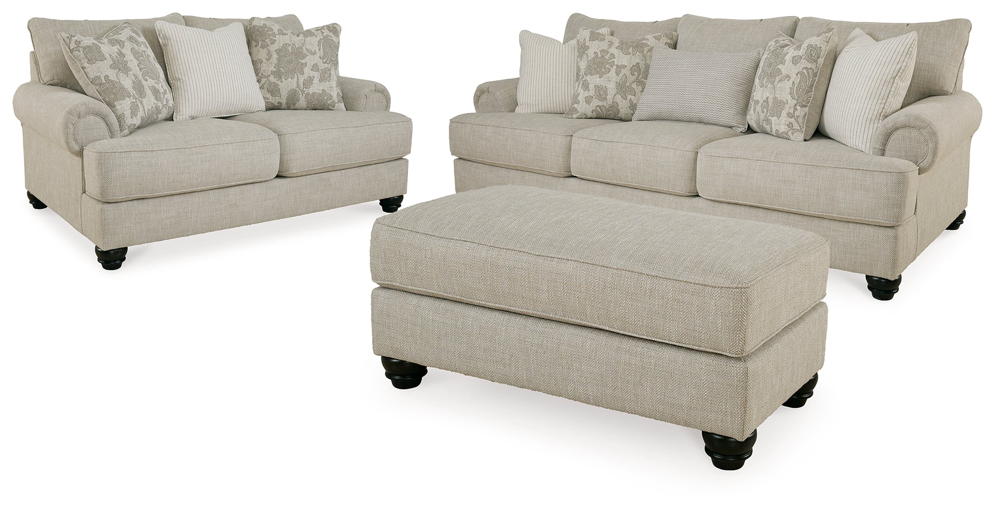 Homestyle Furniture - Ashley Furniture - Asanti Sofa, Loveseat and Ottoman - Sofa, Loveseat and Ottoman - 13201U1