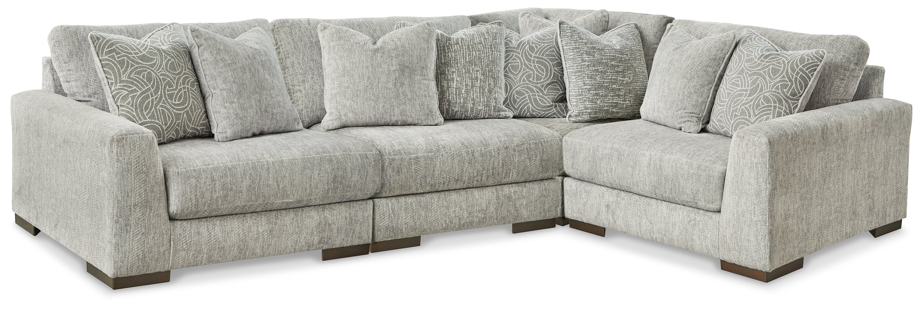 Homestyle Furniture - Ashley Furniture - Regent Park 4-Piece Sectional - RAF 4-Piece Sectional - 14404S2