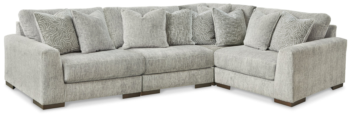 Homestyle Furniture - Ashley Furniture - Regent Park 4-Piece Sectional - RAF 4-Piece Sectional - 14404S2