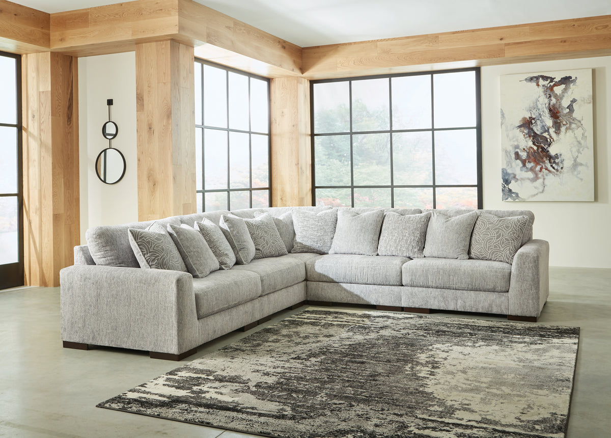 Homestyle Furniture - Ashley Furniture - Regent Park 5-Piece Sectional - RAF 5-Piece Sectional - 14404S3