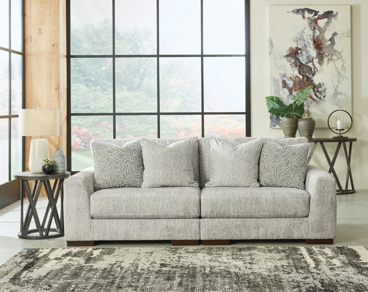 Homestyle Furniture - Ashley Furniture - Regent Park 2-Piece Sectional Loveseat - RAF 2-Piece Sectional Loveseat - 14404S4