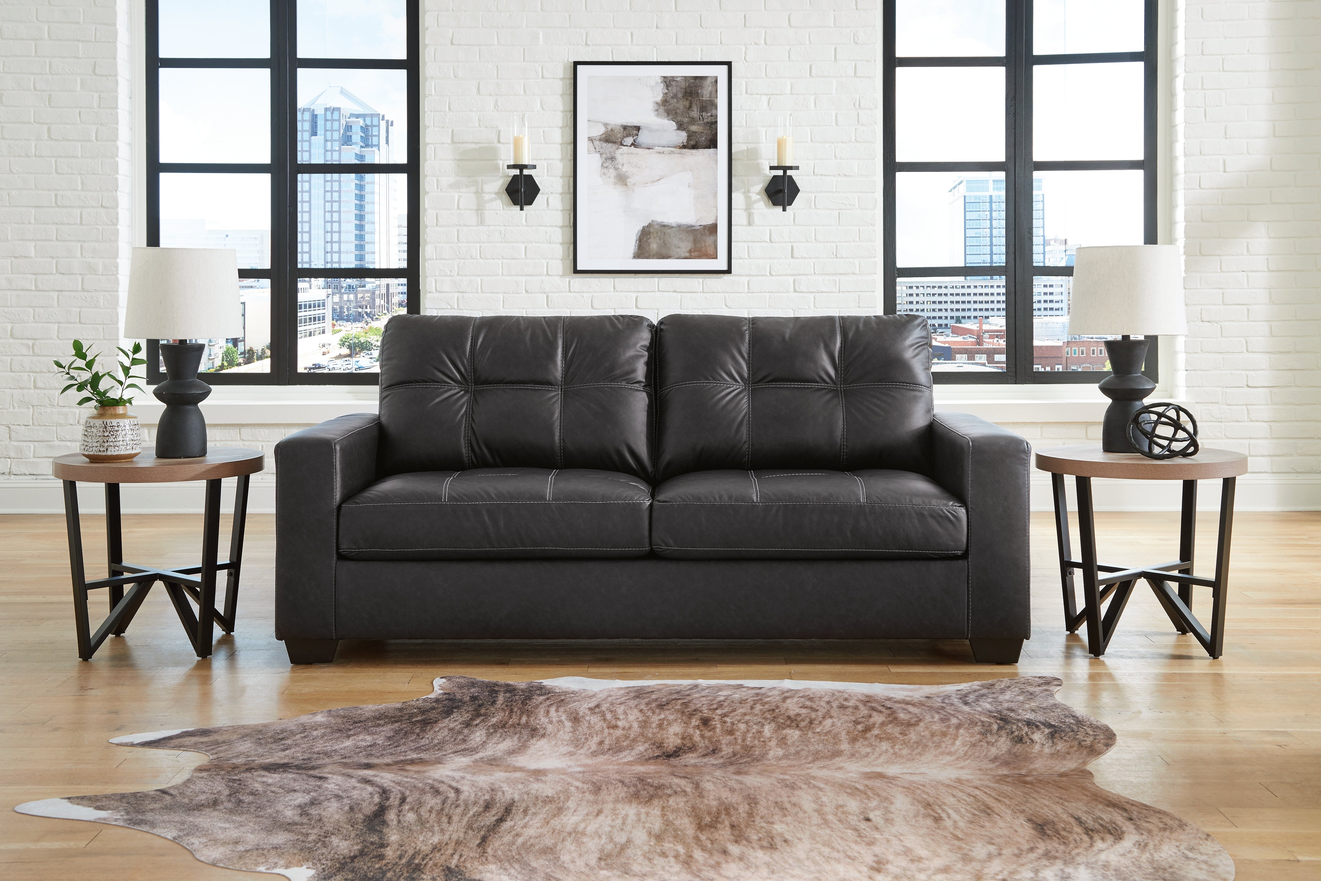 Homestyle Furniture - Ashley Furniture - Barlin Mills Sofa - Sofa / Carbon - 1700438