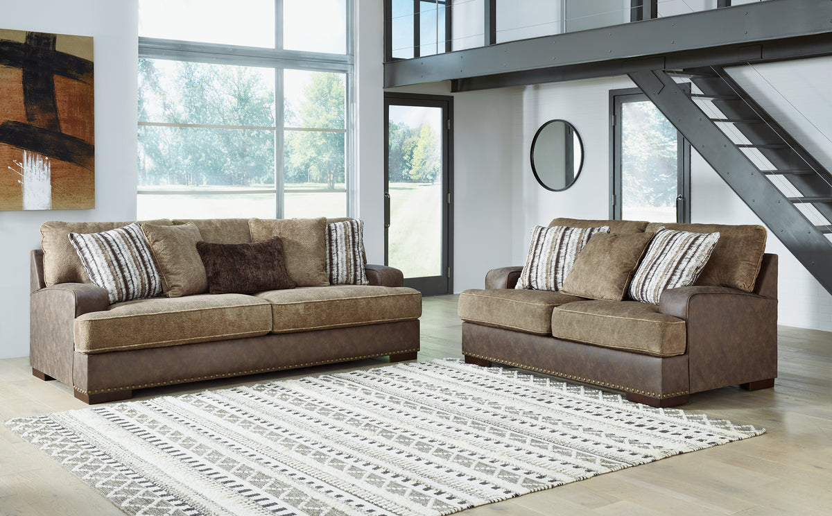 Homestyle Furniture - Ashley Furniture - Alesbury Sofa and Loveseat - Sofa and Loveseat - 18704U1