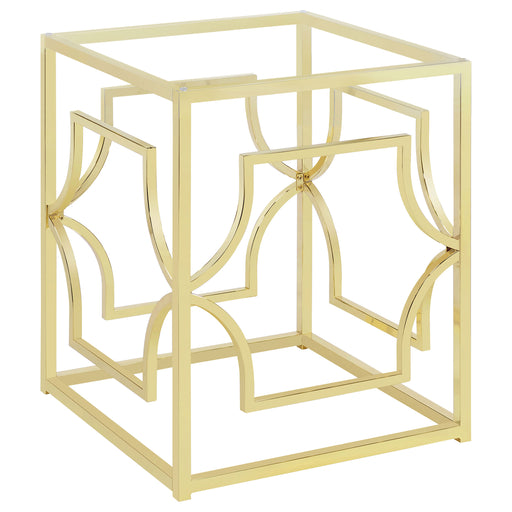 Homestyle Furniture - Coaster - Starlight Square Metal Dining Table Base Brass - 192641