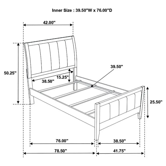 Carlton Bedroom collection (Twin Bed, DR,MR,NS,CHEST) - Homestyle Furniture (ARk)