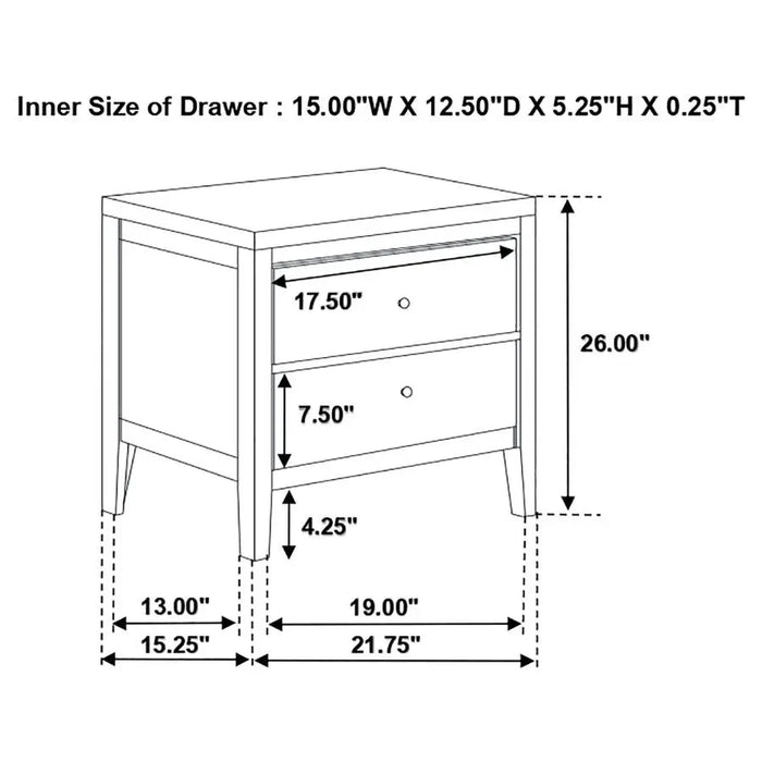 Carlton Bedroom collection (Twin Bed, DR,MR,NS,CHEST) - Homestyle Furniture (ARk)