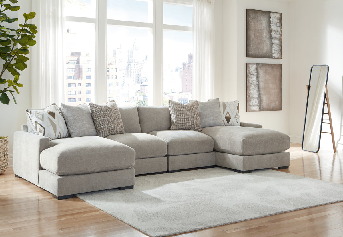Homestyle Furniture - Ashley Furniture - Aslan Court 4-Piece Sofa Pit Sectional - RAF 4-Piece Sofa Pit Sectional - 20305S5
