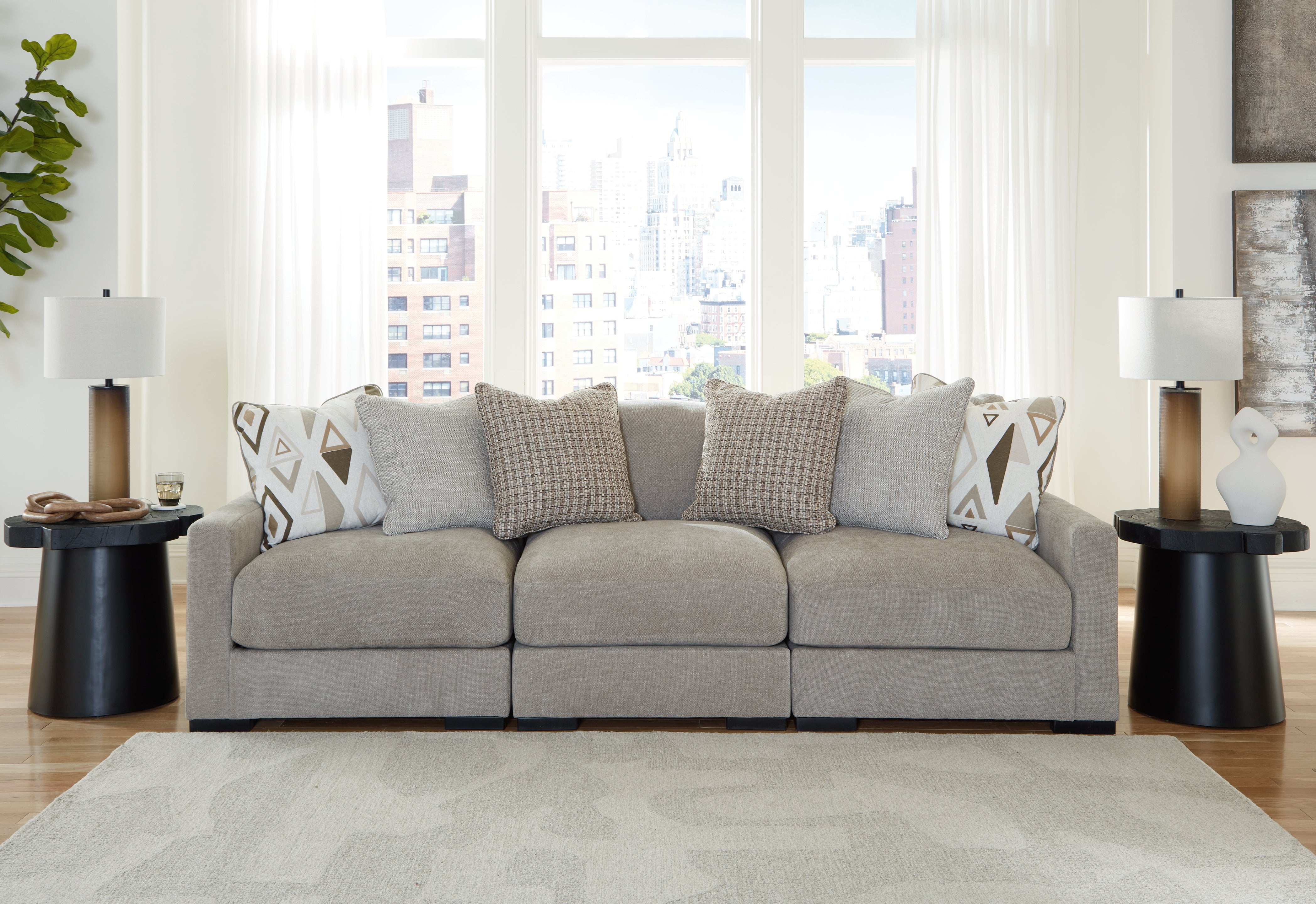 Homestyle Furniture - Ashley Furniture - Aslan Court 3-Piece Sofa Sectional - RAF 3-Piece Sofa Sectional - 20305S2