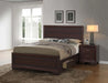 Kauffman Storage Bedroom Set with High Straight Headboard - Homestyle Furniture (ARk)