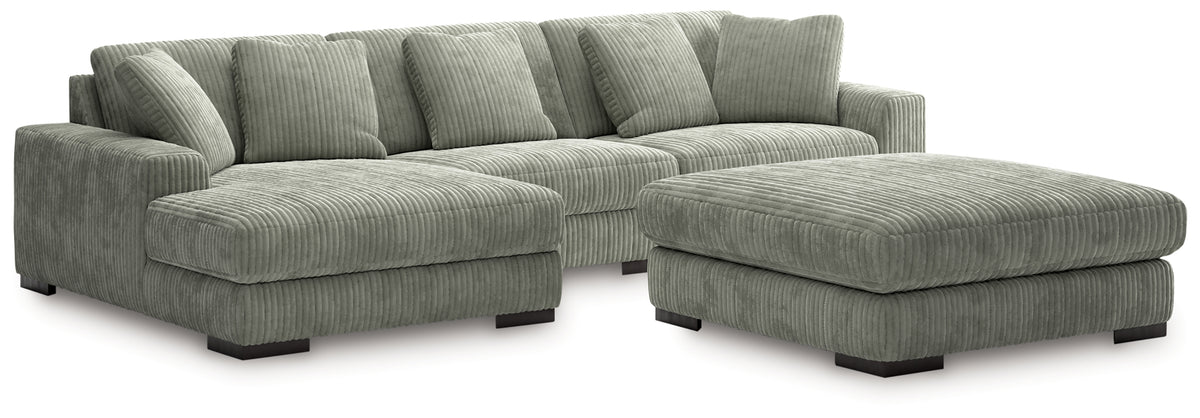 Homestyle Furniture - Ashley Furniture - Lindyn 3-Piece Sectional with Ottoman - 3-Piece Sectional with Ottoman - 21105U10