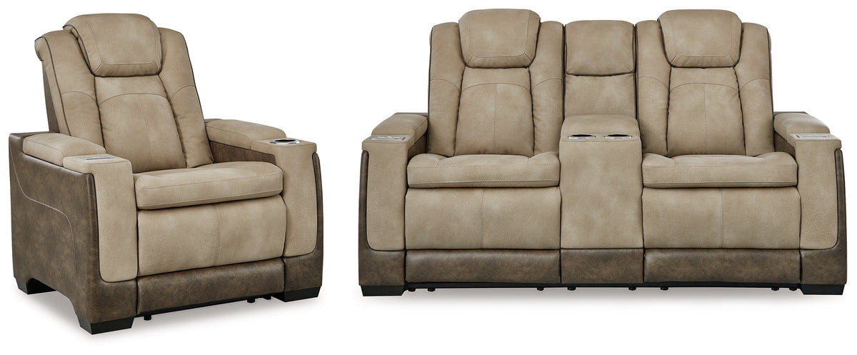 Homestyle Furniture - Ashley Furniture - Next-Gen DuraPella Power Reclining Loveseat and Power Recliner - Power Reclining Loveseat and Power Recliner - 22003U3