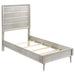 Ramon Twin Panel Bed Metallic Sterling image