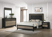 Homestyle Furniture - Coaster - Valencia 4-piece Queen Bedroom Set Black - 223041Q-S4