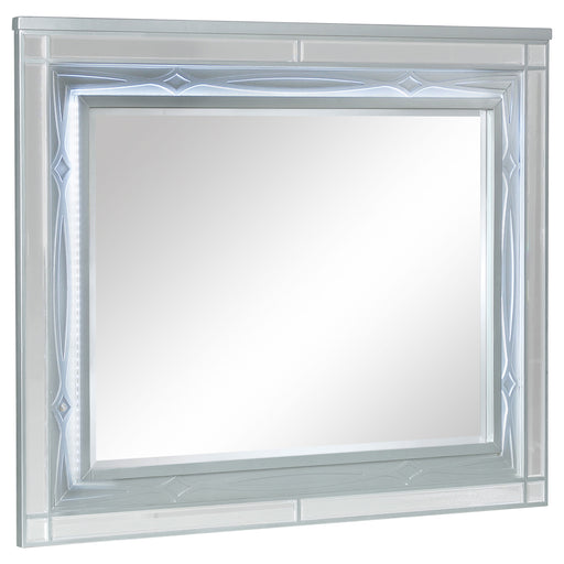 Homestyle Furniture - Coaster - Gunnison Dresser Mirror Silver Metallic - 223214
