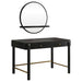 Homestyle Furniture - Coaster - Arini 2-piece Makeup Vanity Table and Mirror Set Black - 224337-SET